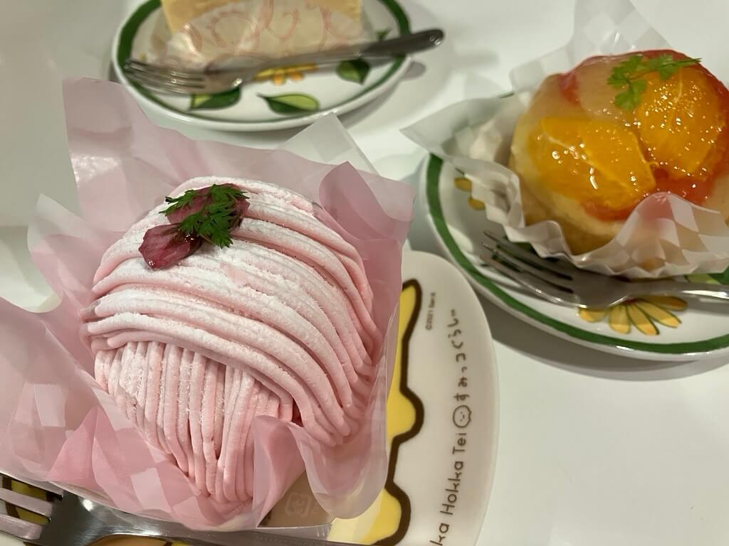 誕生日ケーキは桜のモンブラン🌸でした